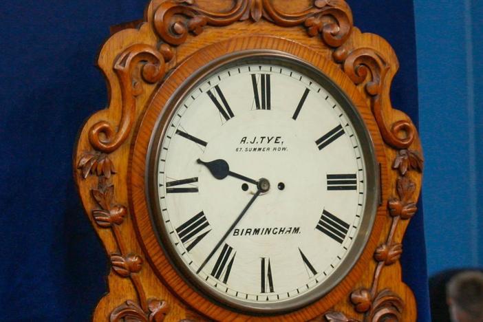Appraisal: English Victorian Wall Clock, ca. 1870