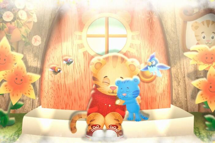 Daniel imagines singing a sad song.