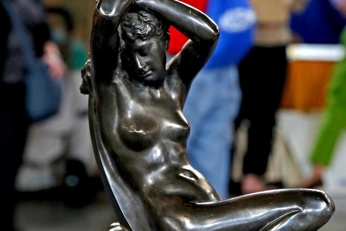 Appraisal: Séraphin Denéchau Bronze Sculpture, ca. 1890, from Richmond Hour 2.