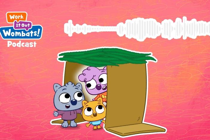 Help the Wombats build a SUPER-strong fort, so when the wind blows, it won’t fall down.