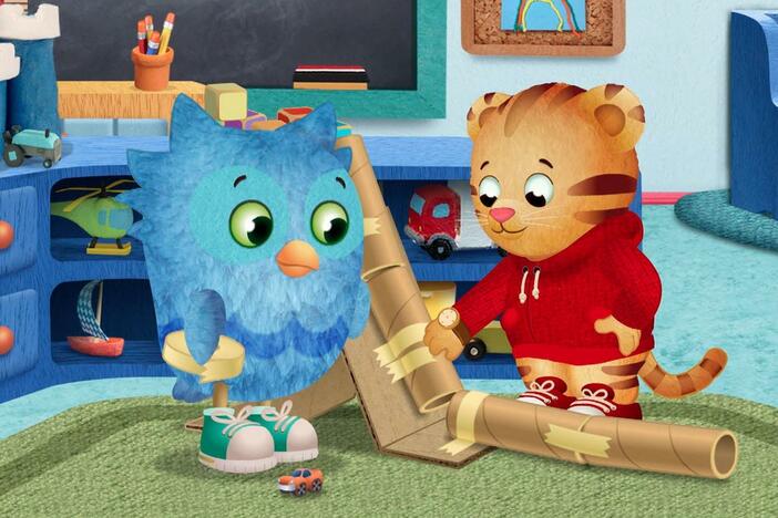 Daniel and O feel mad when they can't get their invention to work.