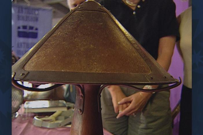 Appraisal: Dirk Van Erp Lamp, ca. 1910, from Vintage Sacramento.