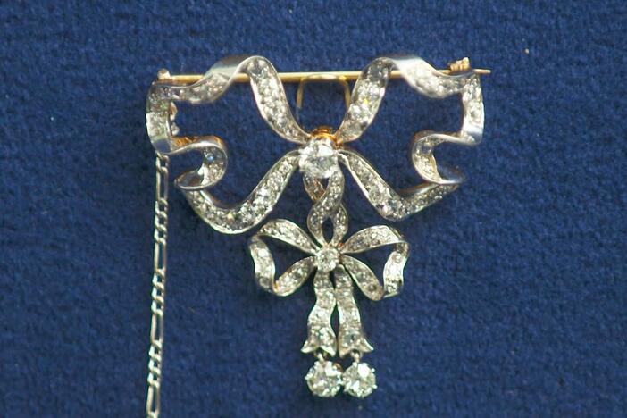 Appraisal: Tiffany & Co. Diamond Brooch, ca. 1900