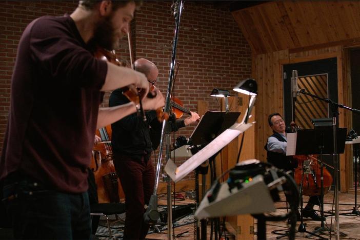 The filmmakers discuss finding the imagery and recording the score for The Vietnam War.