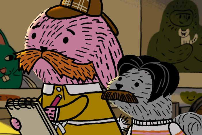 The Lost and Found Detectives look for clues to try and help find Carl's lost yo-yo.