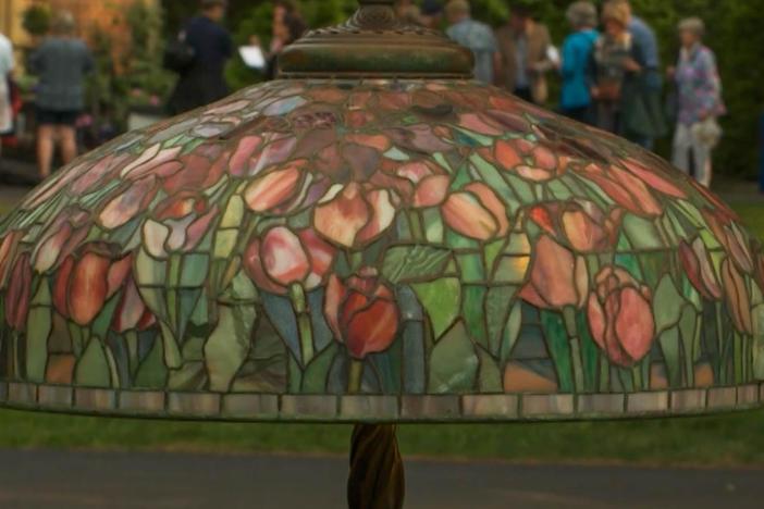 Appraisal: Tiffany Studios Special Order Tulip Lamp, ca. 1915