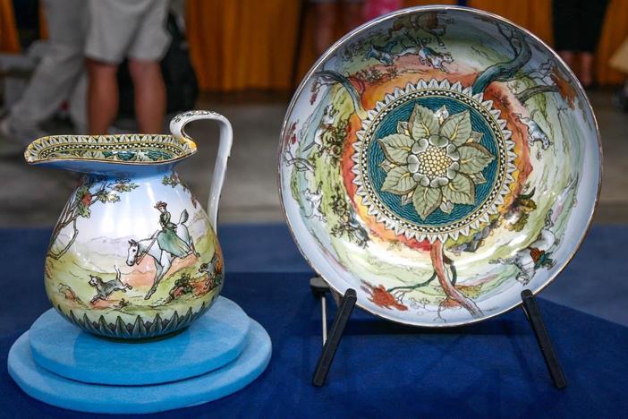 Appraisal: Royal Doulton Pitcher & Bowl Set, ca. 1905