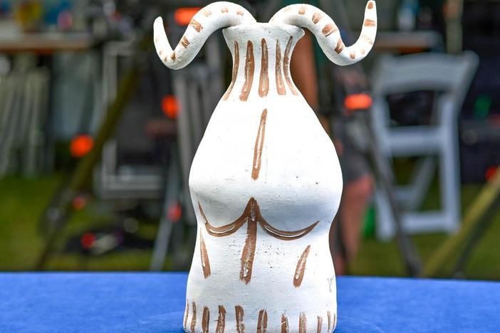 Appraisal: Jean Cocteau Ceramic Sculpture, ca. 1960