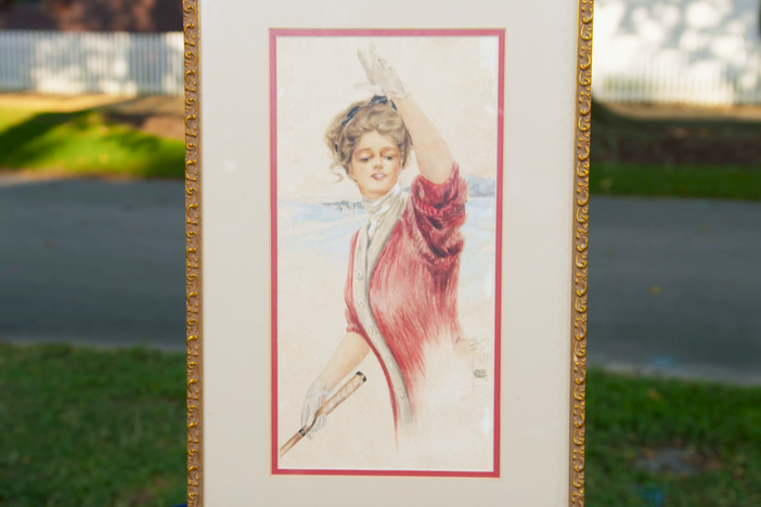Appraisal: Decorative Watercolor