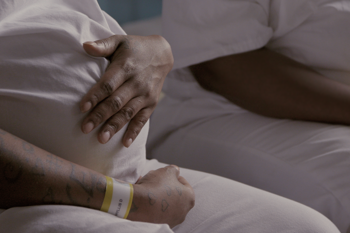 What happens to women who are pregnant in prison, and to the babies born to them?