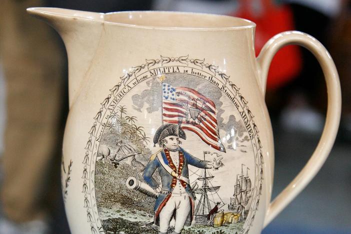 Appraisal: Liverpool Historical Jug, ca. 1800