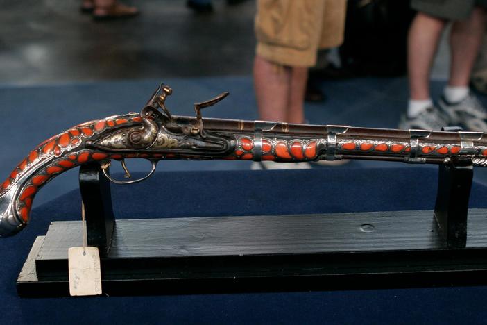 Appraisal: North African Flintlock Pistol, ca. 1775.