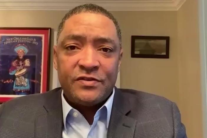 Incoming White House Public Engagement Director Cedric Richmond discusses inauguration.