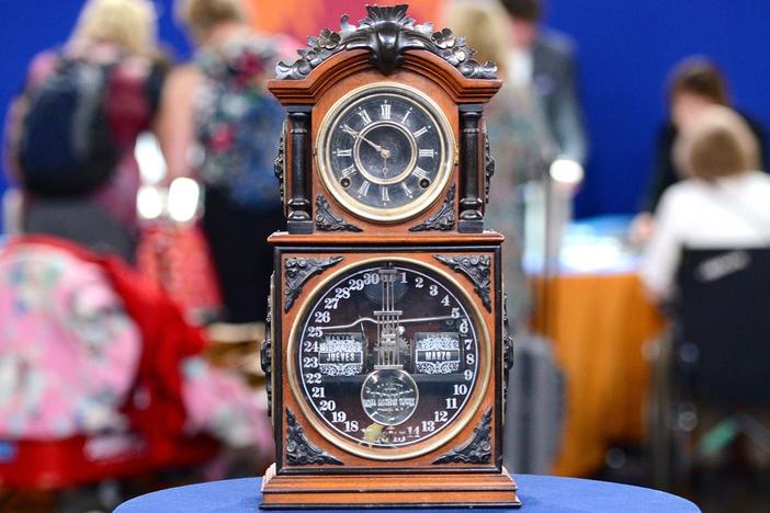 Appraisal: Ithaca Calendar Shelf Clock, ca. 1880, from Birmingham, Hour 2.