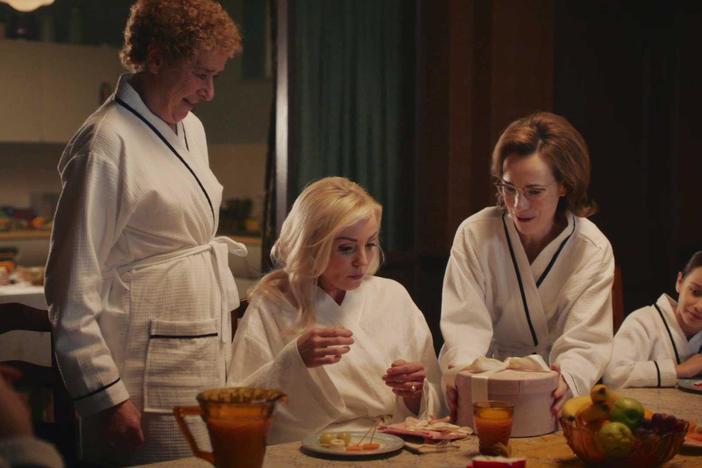 Trixie's 'hen-do' spa day offers the ladies a chance to relax before the big wedding.