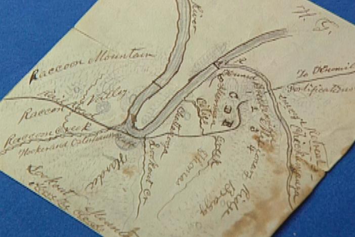 Appraisal: 1863 Chattanooga Hand-drawn Map