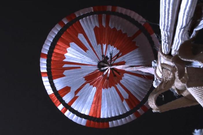 Watch amazing high-definition footage of the Perseverance landing.