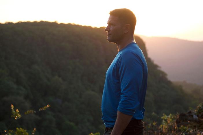 Steve and Aldo take a moment to appreciate the environment around them before sunset.