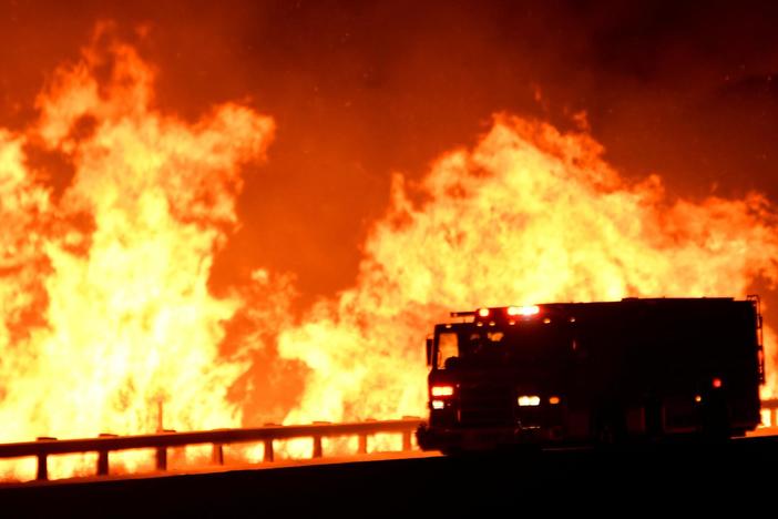 As wildfires burn, California residents express fear, anger toward PG&E