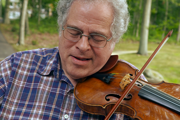 Violinist Itzhak Perlman and wife Toby invite us to visit the Perlman Music Program.