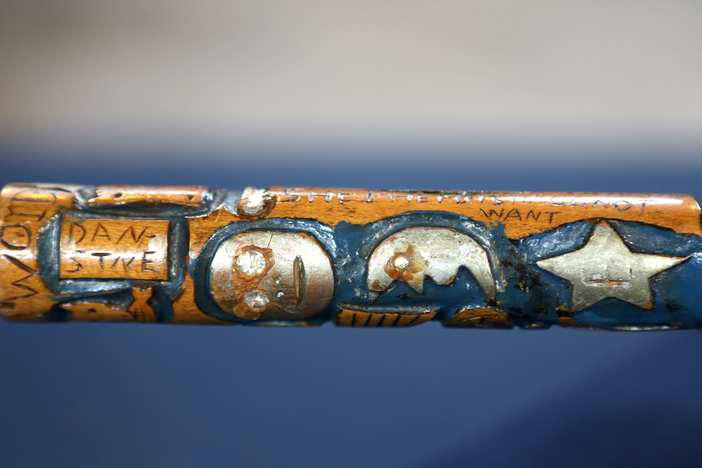 Appraisal: Elijah Pierce Preaching Stick ca. 1950 in St. Louis Hour 2