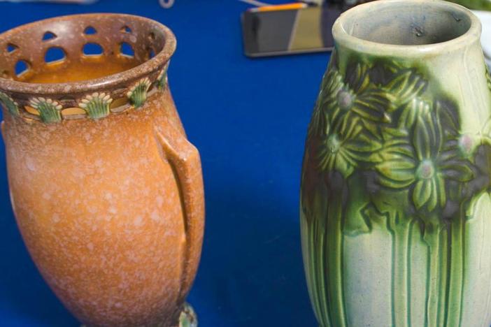 Appraisal: Roseville Pottery Vases, ca. 1925