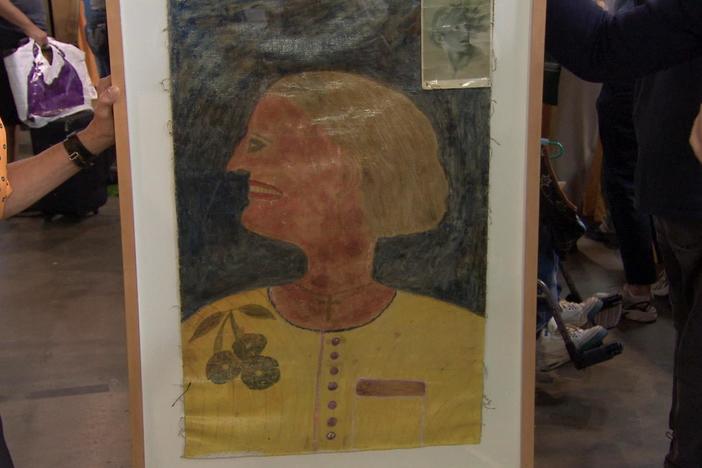 Appraisal: Lee Godie Painting , from Chicago, Hour 3.