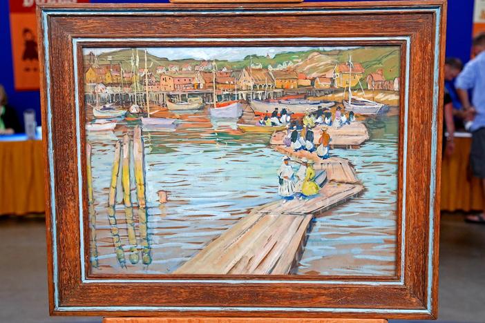 Appraisal: Jane Peterson "The Floats" Gouache, ca. 1915, from Jacksonville Hour 3.
