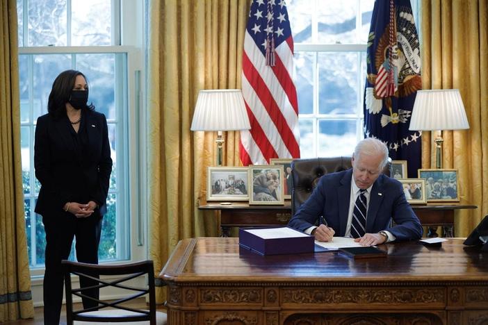 Biden hopes to pass more bills in first 100 days