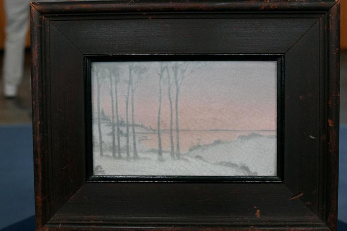 Appraisal: 1918 Sally Coyne Rookwood Plaque