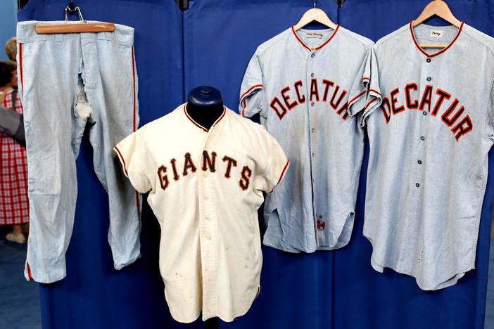 Appraisal: Giants Baseball Uniforms, ca. 1965, in Celebrating Latino Heritage.