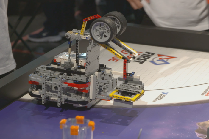 Three Georgia teams compete in the FIRST LEGO League international competition.