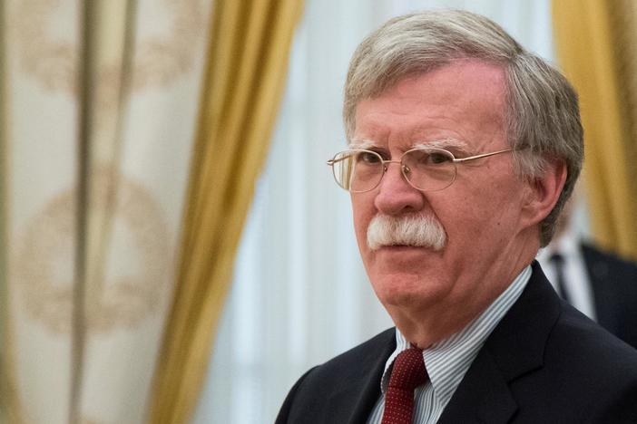 Bolton talks about "waiting for significant movement," as well as the sanctions on Iran.