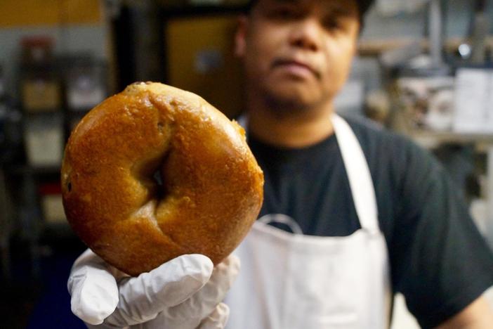 Bagel-maker and chef George Jackson talks about his Tlingit heritage in Alaska.