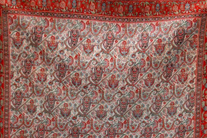 Appraisal: Senna Persian Rug, ca. 1880, from Seattle Hour 1.