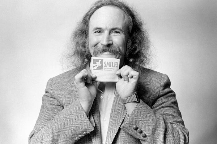 David Crosby, photographed in New York on August 3, 1984.