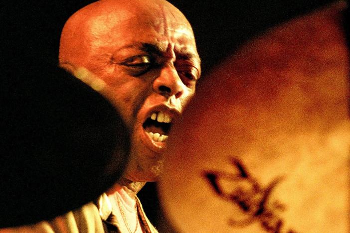 Roy Haynes, performing at the North Sea Jazz Festival in The Hague, Netherlands, in 2002.