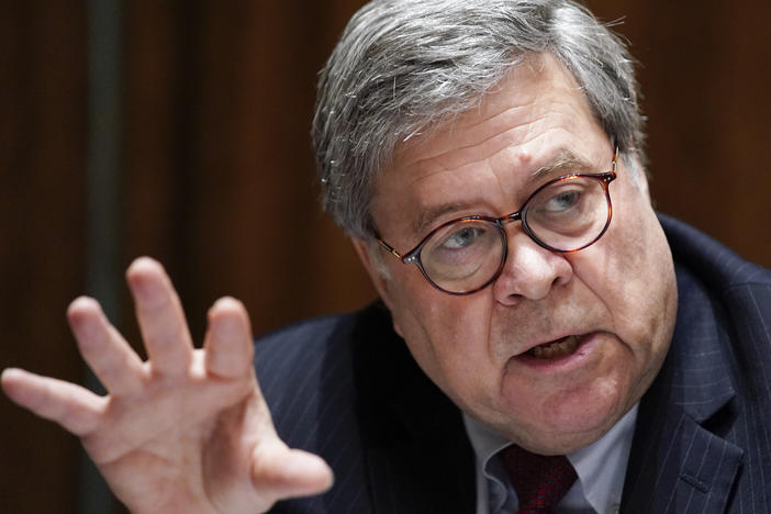 Critics have called Attorney General William Barr too willing to do the bidding of President Trump. Justice Department attorneys say they've seen political pressure in big cases.