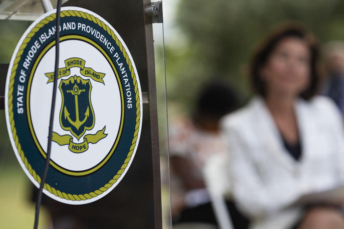 The words "and Providence Plantations" will be removed from many Rhode Island state documents under an executive order by  Gov. Gina Raimondo. The state legislature will consider an official name change.
