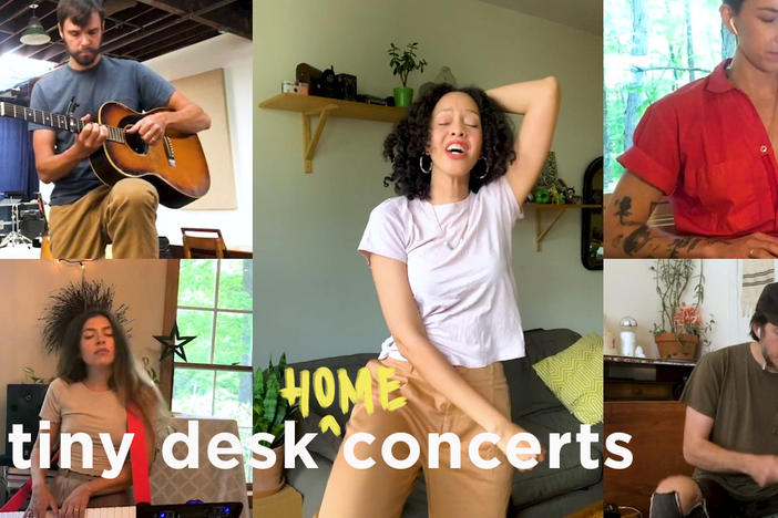 Dirty Projectors plays a Tiny Desk (Home) Concert.