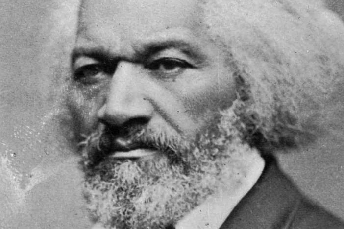 A statue of the abolitionist and writer Frederick Douglass, pictured here, was torn from its base in Rochester, N.Y., on the anniversary of his famous speech "What to the Slave Is the Fourth of July?"