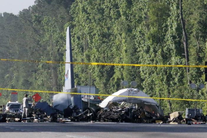 An Air National Guard C-130 crashed Wednesday in Savannah.
