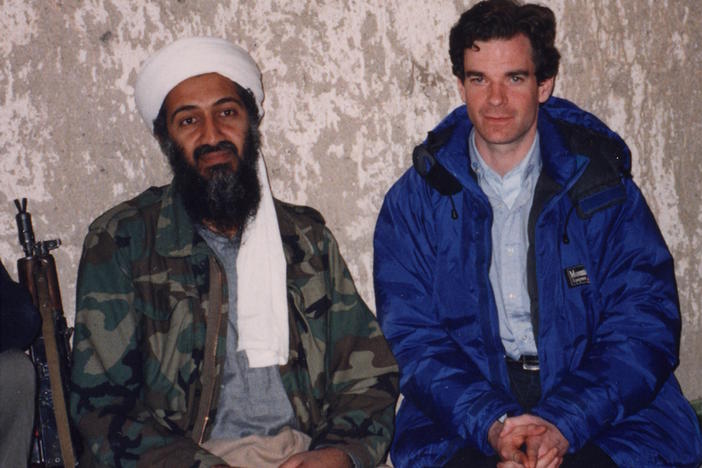 Osama Bin Laden and Peter Bergen