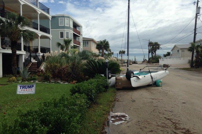 The cleanup cost of Hurricane Matthew on Tybee Island is about $3 million.