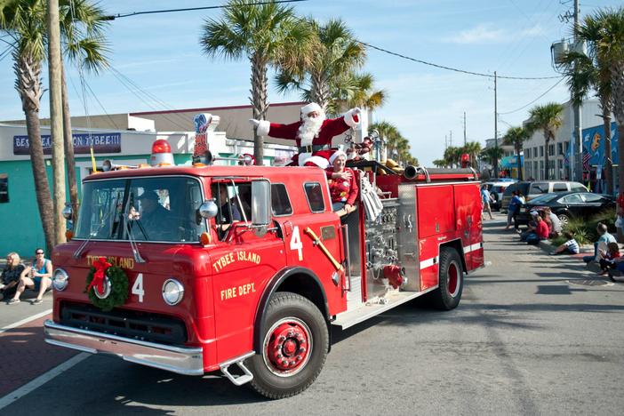 Santa comes to Tybee Island this weekend with lots of ways to celebrate the holiday season, including Saturday's Christmas parade.