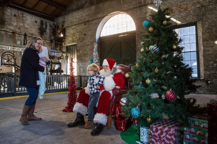 Kids can meet Santa at the Georgia State Railroad Museum's Santa Train this weekend.