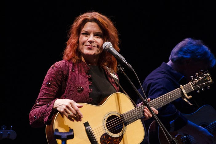 Rosanne Cash at a performance at Penn State.