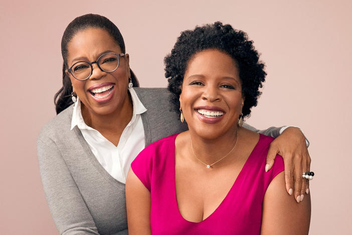 Oprah Winfrey (l) added "An American Marriage" into her book club. The novel was wriitten by Atlanta native Tayari Jones (r).