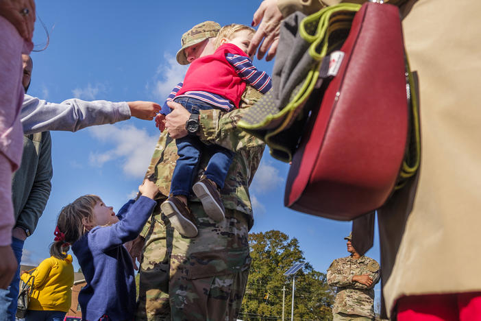 Georgia National Guard Lieutenant Jonathan Kareis is among the guard members who will soon deploy to Afghanistan. 