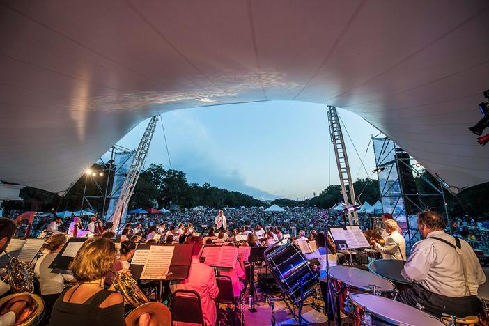 The Savannah Philharmonic and other local groups will perform on the Forsyth Park stage at Picnic in the Park on Sunday
